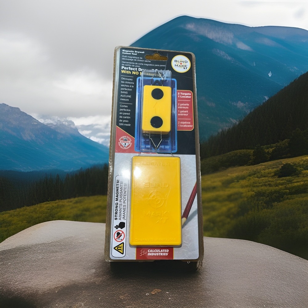 New Tool Never Measure Again with the Blind Mark Magnetic Drywall Electrical Box